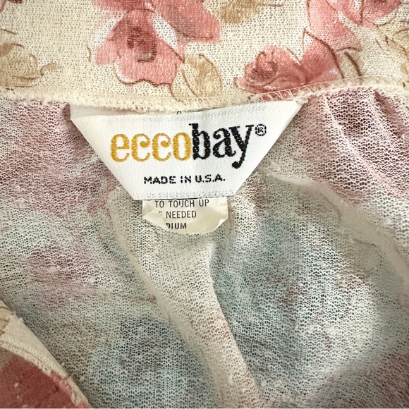 Vintage Floral Blouse Size Medium - Picture 5 of 7